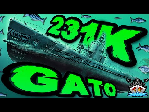 Gato drückt 231K *TOORRRRPPSS* "Sub-Club" ⚓️ in World of Warships 🚢 Uboot Submarine