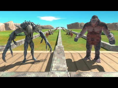 Boss Race: Scourge vs Goro | Who is Faster? - Animal Revolt Battle Simulator