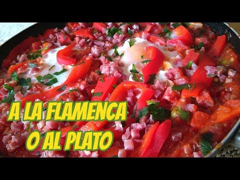 Cómo hacer Huevos a la flamenca o huevos al plato | El Dulce Paladar