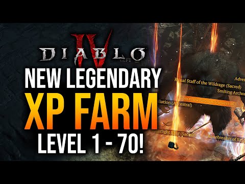 Diablo 4 - INSANE Legendary & XP Farm! AFTER PATCH 1.1.1!