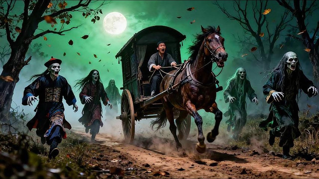 【MULTISUB】【悬疑冒险】趕夜路遇到髒東西，厲鬼攜陰風圍攻。#古墓 #恐怖 #盗墓笔记 #剧好看