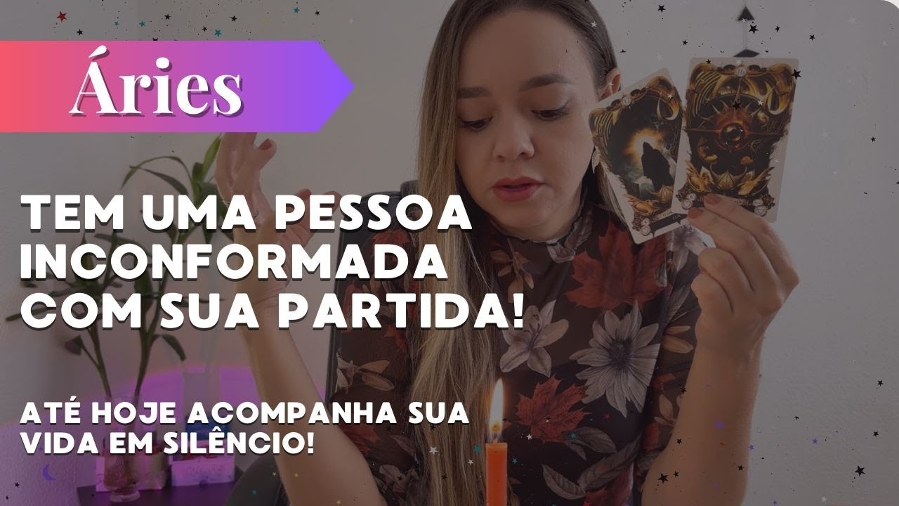 ÁRIES✨TEM UMA PESSOA INCONFORMADA COM SUA PARTIDA🔥ATÉ HJ ACOMPANHA SUA VIDA!