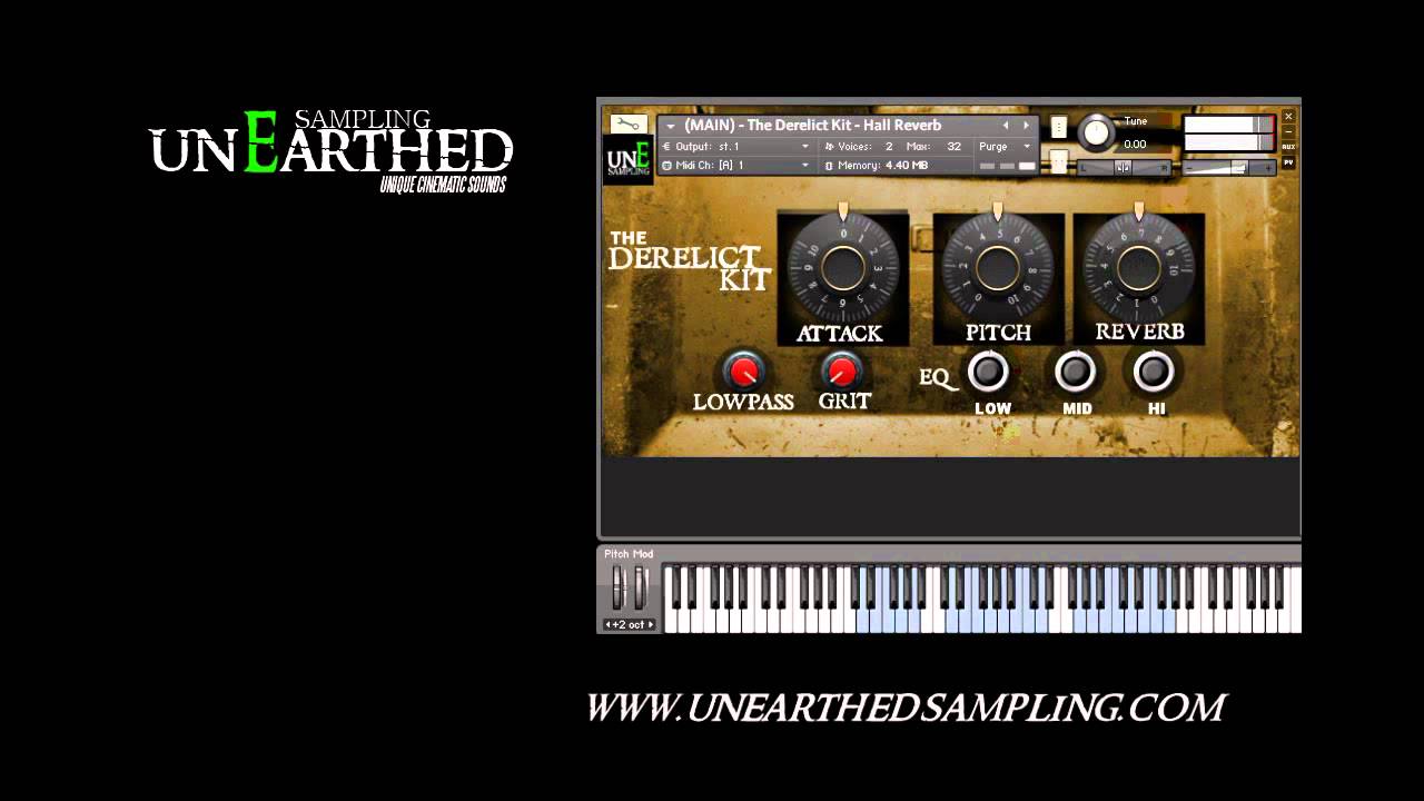 The Derelict Kit - Kontakt Instrument Walkthrough