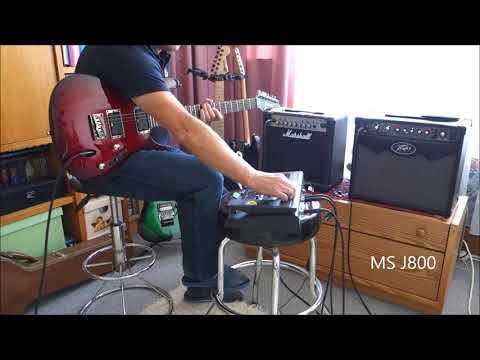 BOSS ME80 & ZOOM G5 Comparison