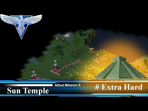 Red alert 2 | Allied campaign mission 9 Sun Temple (Extra Hard)