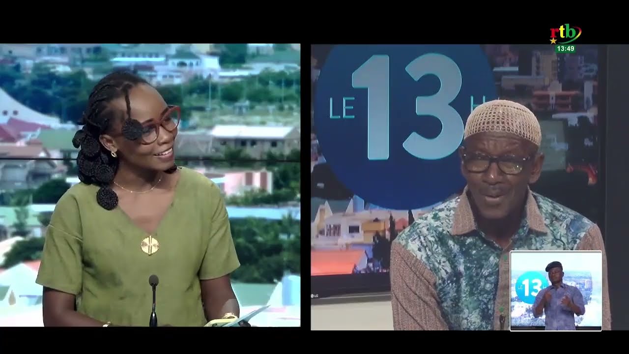 Adama Dramé, Artiste Musicien était l’invité du Journal de 13H sur la