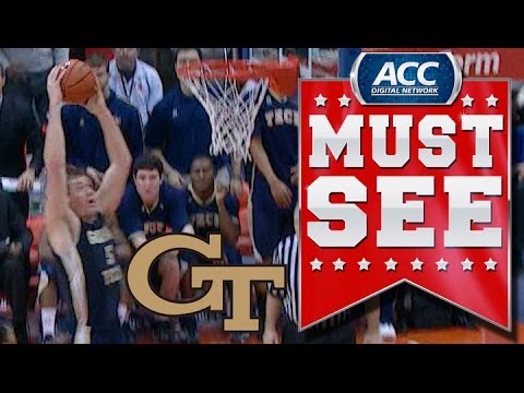 Yellow Jackets Break Full Court Press and Finish With Daniel Miller Dunk | ACC Must See Moment