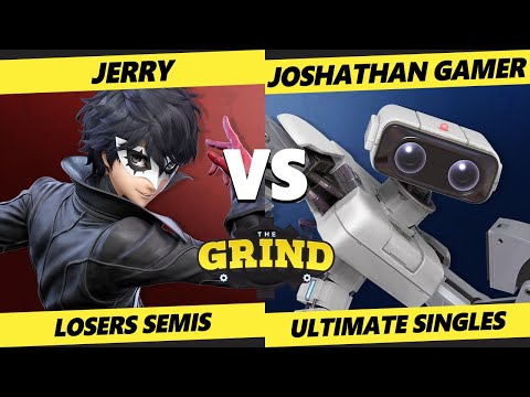 The Grind 220 Losers Semis - Jerry (Joker) Vs. Joshathan Gamer (ROB) Smash Ultimate - SSBU