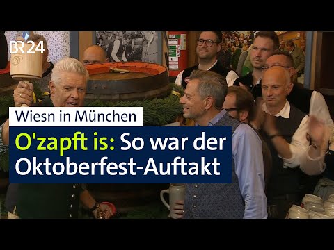 O’zapft is: So war der Oktoberfest-Auftakt | BR24