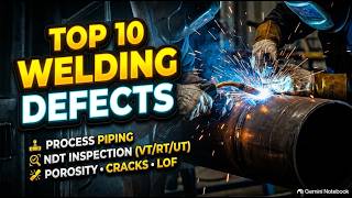 Top 10 Welding Defects in Process Piping (Causes, NDT Inspection & Fixes)