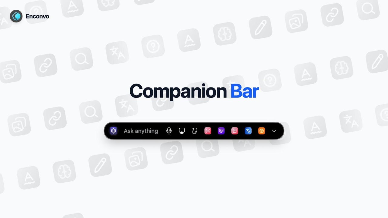 Companion Bar Overview & Demo