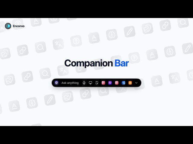 Companion Bar