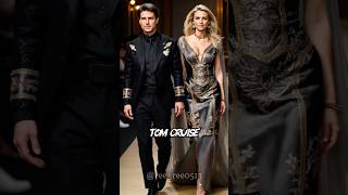 Fashion show featuring famous Hollywood actor twins #ai #aiart #hollywood