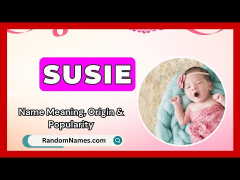 Susie - Baby Girl Name Meaning, Origin & Popularity - RandomNames.com