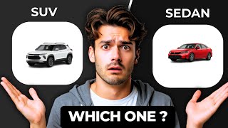SUV vs Sedan Comparison 2026 | Which Car Should You Buy?
