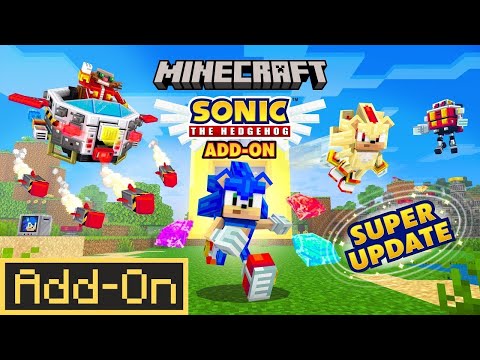 SUPER FORM SONIC 1.1 ADDON: Dr. Eggman Boss Fight in Minecraft Bedrock Editon