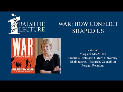 2021 Balsillie Lecture: “War: How Conflict Shaped Us”