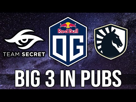 Big 3 in pubs - Topson w/ Matumbaman & Taiga DOTA 2