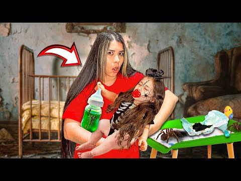 Layra turned into a scary baby to scare Larissa!!