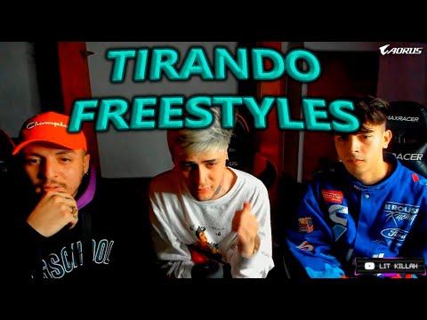 LIT KILLAH RUSHERKING Y BANDIDO TIRANDO FREESTYLES