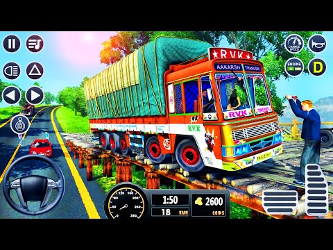 Offroad Indian Truck Spooky Stunt Driver - Mountain Heavy Cargo Truck Drive 2 - Android GamePlay