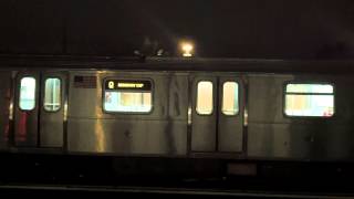 preview picture of video 'Manhattan-bound R160B Siemens Q Train@Avenue U'