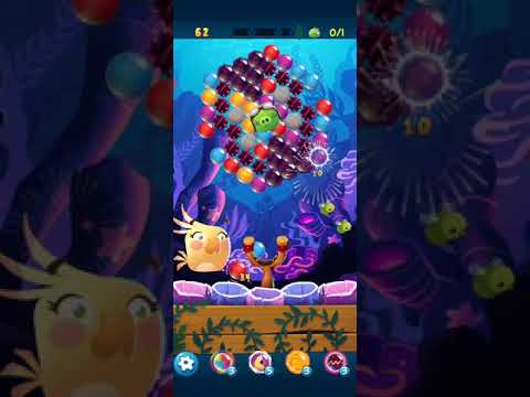 Angry birds pop bubble shooter level 218 NO BOOSTER