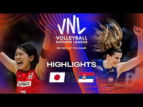🇯🇵 JPN vs. 🇷🇸 SRB - Highlights Week 2 | Women's VNL 2023