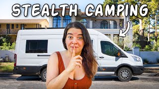 ILLEGAL STEALTH CAMPING IN L.A. (we got caught)