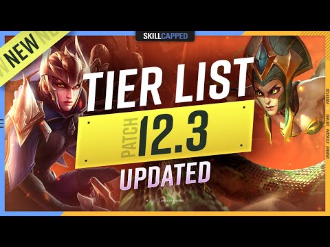 UPDATED TIER LIST for PATCH 12.3! - League of Legends