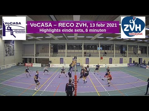 2021-02-13 VoCASA - Reco ZVH ("big points", 6 minuten) Eredivisie Heren Volleybal