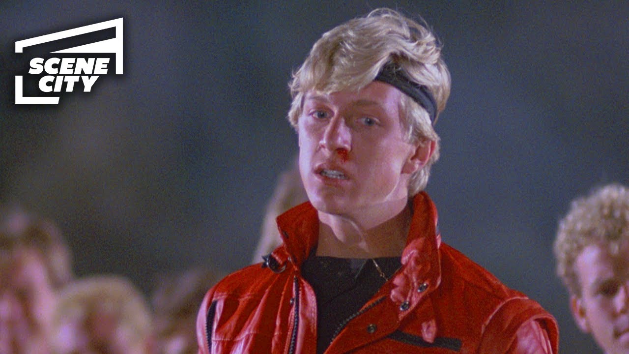 The Karate Kid: Daniel vs. Johnny Beach Fight (RALPH MACCHIO, WILLIAM ZABKA SCENE 4K ULTRA HD)