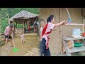 Lý Thị Yến Räumt Auf Und Kümmert Sich Um Ihre Tochter Während Das Kind Tag Für Tag Wächst