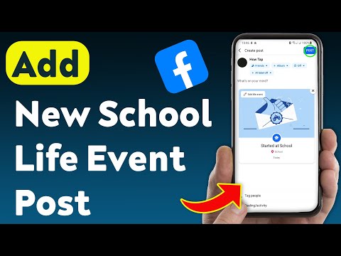 How To Add New School Life Event Post On Facebook (Updated)