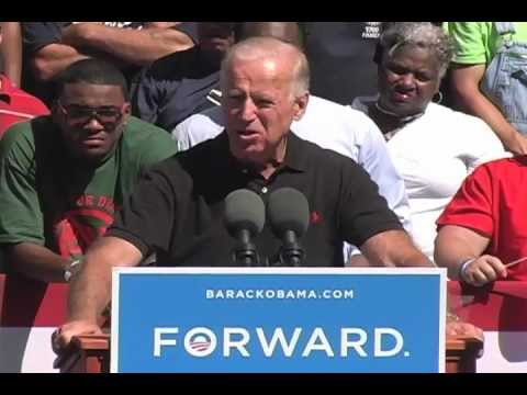 Detroit Labor Day Rally Vice President Joe Biden Senator Debbie Stabenow