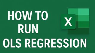 Download the video "How to run OLS regression in Excel | Economics | Data analysis | Excel | Econlytics"