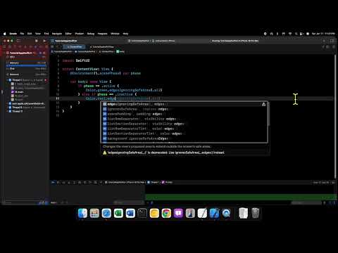 SwiftUI - 94 - Detecting When Your App Goes Into the Foreground or Background