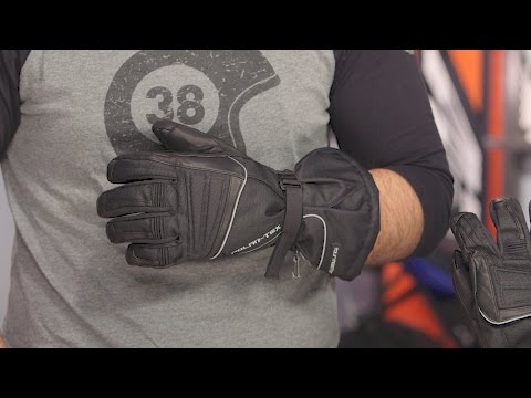 TourMaster Mens Cold-Tex 3.0 Motorcycle Gloves Black, Medium 