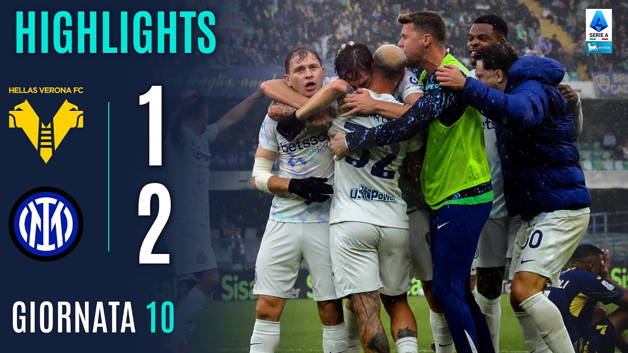 VERONA-INTER 1-2 | HIGHLIGHTS | 10ª GIORNATA | SERIE A ENILIVE 2025/26