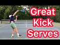 4 Incredible Kick Serve Tips (Tennis Technique Explained)
