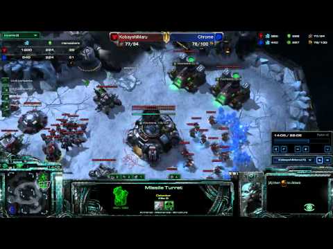 HotS TvZ Counter Roach Burrow all-in into Counter Baneling all in.