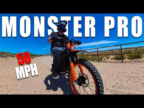 Electric Dirt Bike That Practically Wheelies Itself | Isinwheel Monster Pro