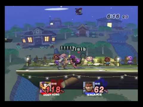 JIGS IV Grand Finals JJROCKETS (Diddy Kong) Vs. Skid (Snake) 3