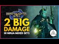 Monster Hunter Rise Best Builds | 2 BIG DAMAGE Hi Ninja Sword & Shield Mixed Sets + 100% Affinity