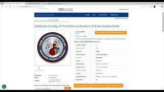 Okaloosa County, FL Foreclosure Sale Bidder Guide