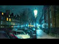 Old Hampstead Village Snow Flurries ️ London Winter Walk 2025 Quaint Alleys Streets 4K HDR
