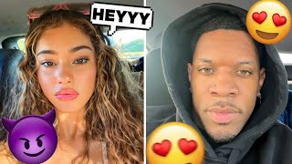 I PULLED BOTH OF THEM NEXT TO EACH OTHER 😈😈(MONKEY APP)