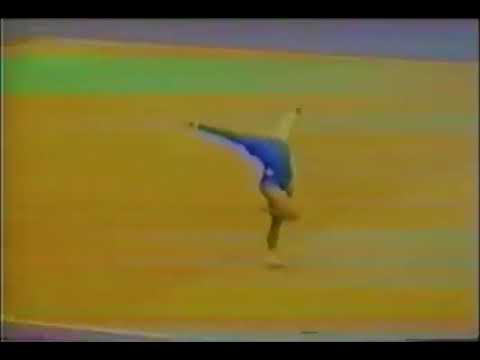 Andrea Owoc 🇨🇦 FX EF 1986 Belgian Gym Masters
