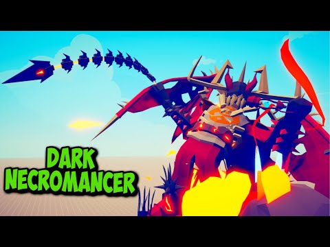Dark Necromancer vs Every Faction - TABS MODS GAMEPLAY