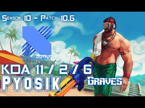 DRX Pyosik GRAVES vs EKKO Jungle - Patch 19.6 KR Ranked